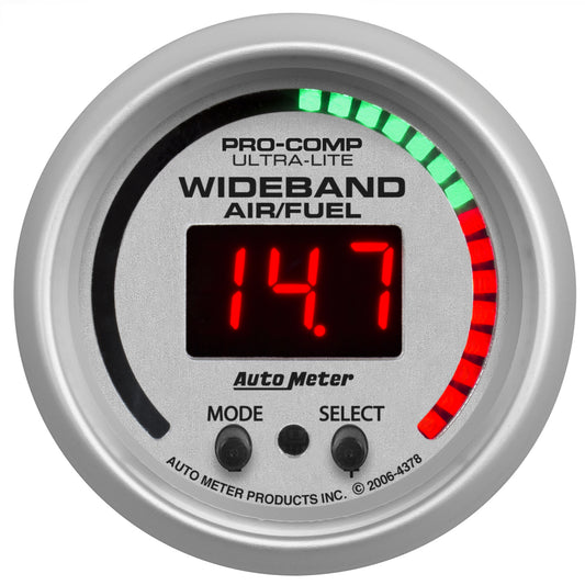2-1/16 In. WIDEBAND PRO AIR/FUEL RATIO 6:1-20:1 AFR ULTRA-LITE