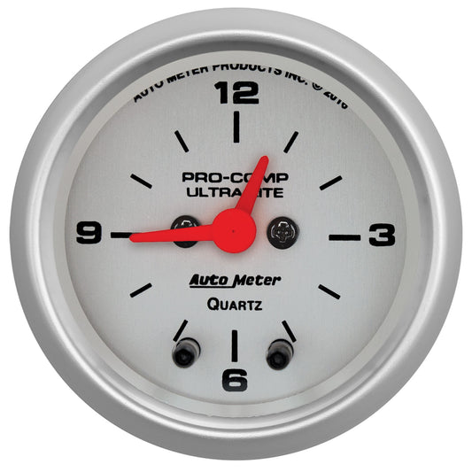 2-1/16 In. CLOCK 12 HOUR ULTRA-LITE