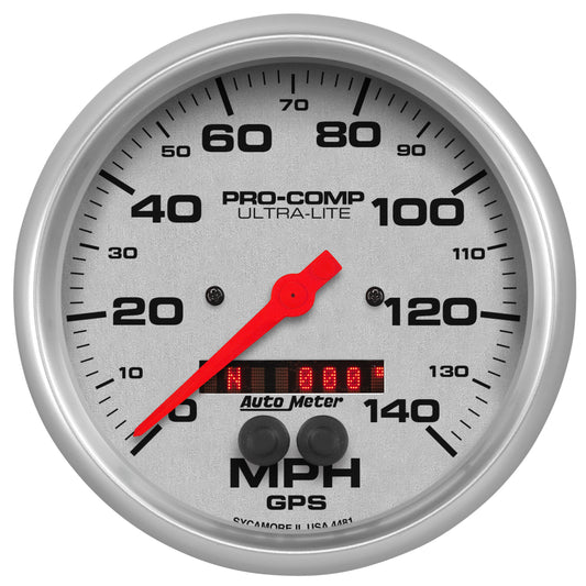 5 In. GPS SPEEDOMETER 0-140 MPH ULTRA-LITE