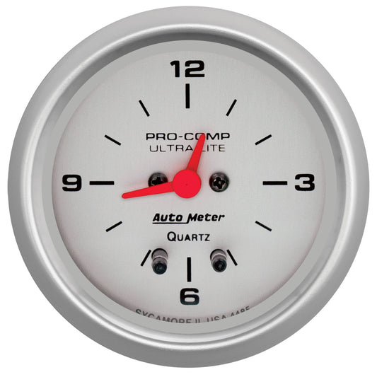 2-5/8 In. CLOCK 12 HOUR ULTRA-LITE