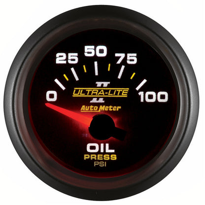 2-1/16 In. OIL PRESSURE 0-100 PSI ULTRA-LITE II