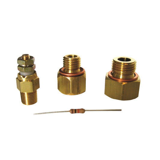 GAUGE INSTALL KIT FOR LS ENGINES INCL. FITTINGS SHORT TEMP SENSOR MANUAL