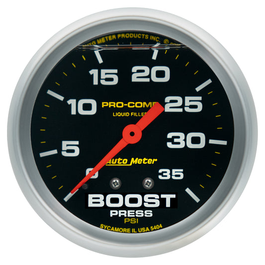 2-5/8 In. BOOST 0-35 PSI LIQUID FILLED PRO-COMP