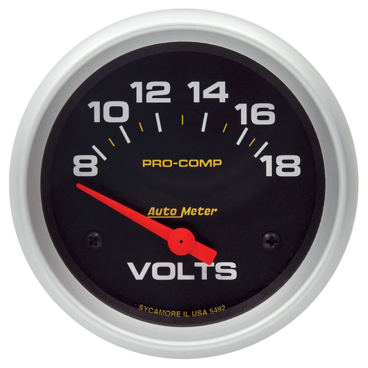 2-5/8 In. VOLTMETER 8-18V PRO-COMP