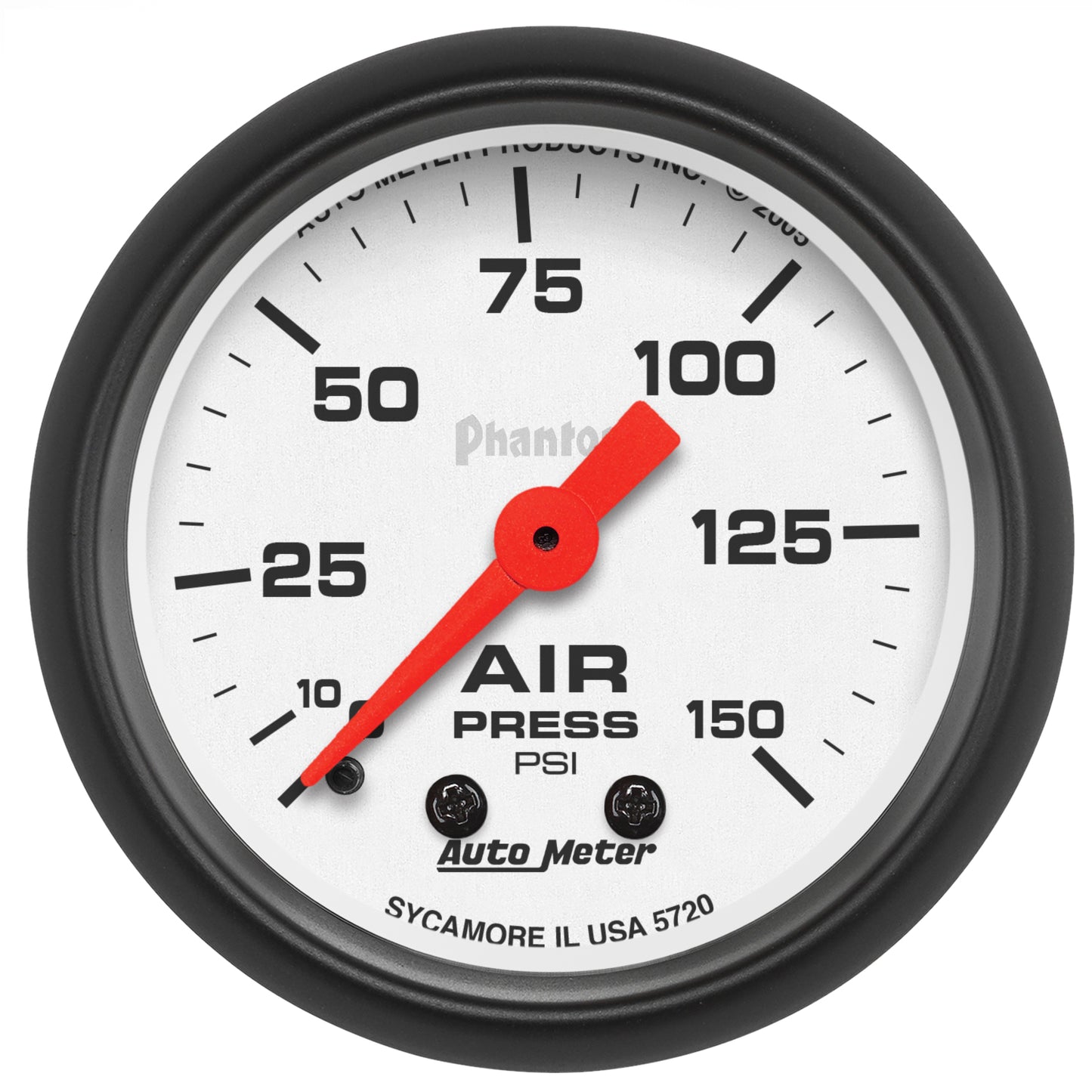 2-1/16 In. AIR PRESSURE 0-150 PSI PHANTOM