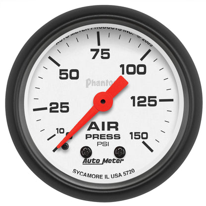 2-1/16 In. AIR PRESSURE 0-150 PSI PHANTOM