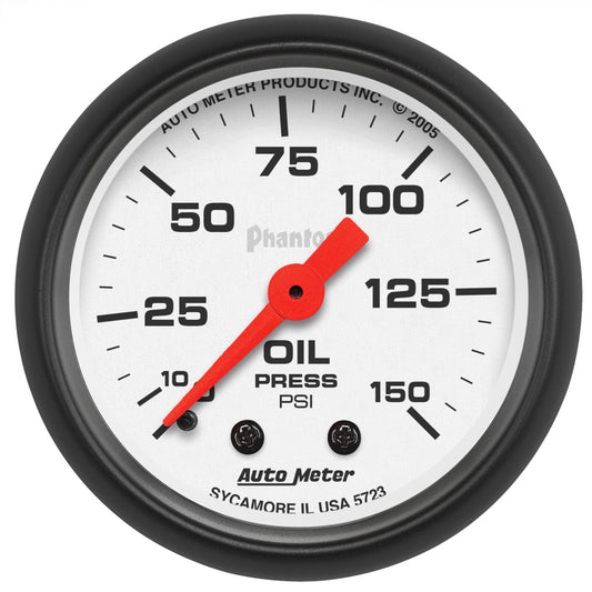 2-1/16 In. OIL PRESSURE 0-150 PSI PHANTOM