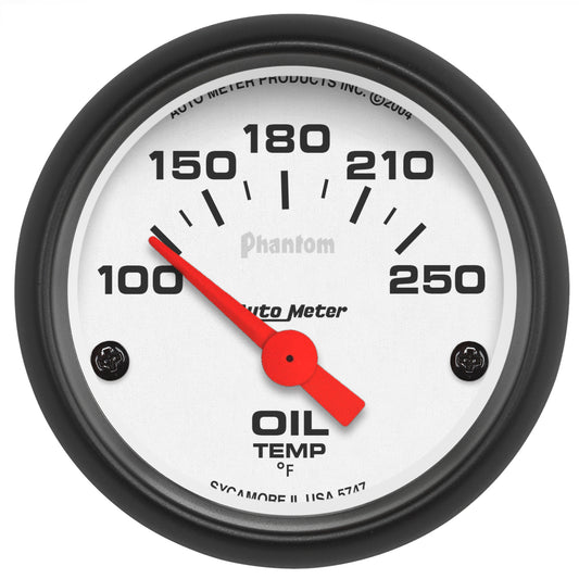 2-1/16 In. OIL TEMPERATURE 100-250 Fahrenheit PHANTOM