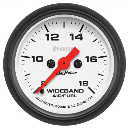2-1/16 In. WIDEBAND AIR/FUEL RATIO ANALOG 8:1-18:1 AFR PHANTOM