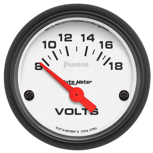 2-1/16 In. VOLTMETER 8-18V PHANTOM