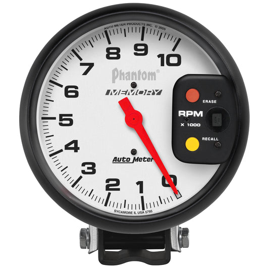 5 In. PEDESTAL TACHOMETER 0-10000 RPM PHANTOM
