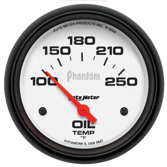 2-5/8 In. OIL TEMPERATURE 100-250 Fahrenheit PHANTOM