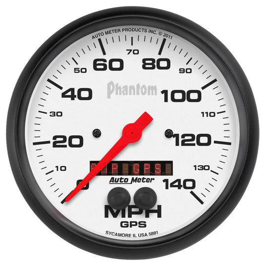 5 In. GPS SPEEDOMETER 0-140 MPH PHANTOM