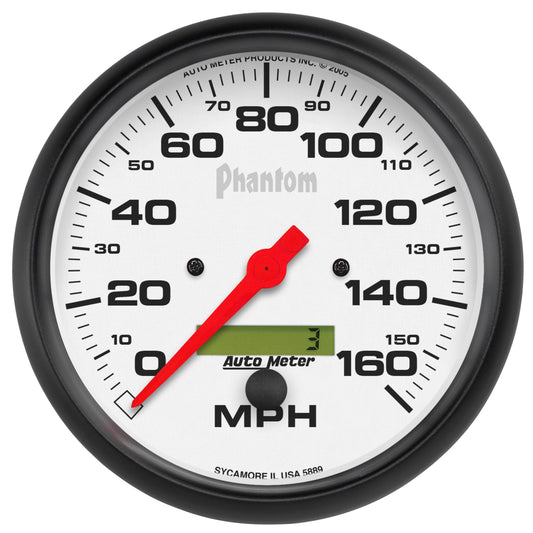 5 In. SPEEDOMETER 0-160 MPH PHANTOM