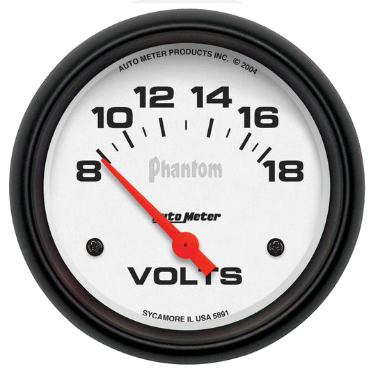 2-5/8 In. VOLTMETER 8-18V PHANTOM