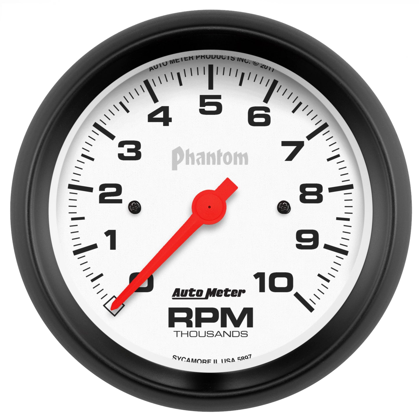 3-3/8 In. IN-DASH TACHOMETER 0-10000 RPM PHANTOM