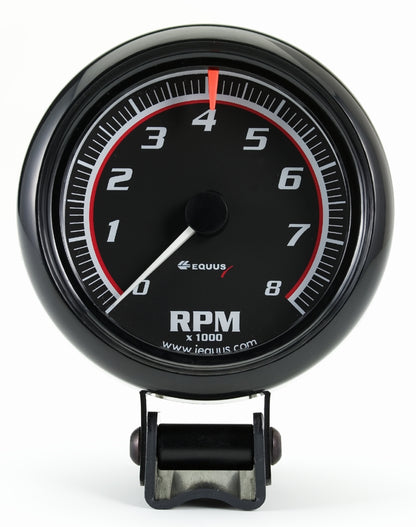 2-1/2 In. Mini Black Tachometer
