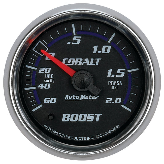 2-1/16 In. BOOST/VACUUM 60 CM/HG-2.0 BAR COBALT
