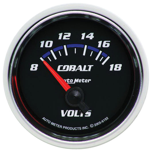 2-1/16 In. VOLTMETER 8-18V COBALT