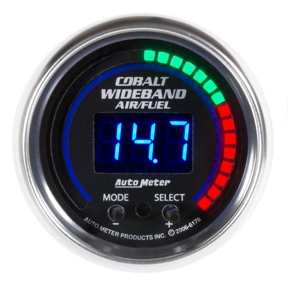 2-1/16 In. WIDEBAND PRO PLUS AIR/FUEL RATIO 6:1-20:1 AFR COBALT