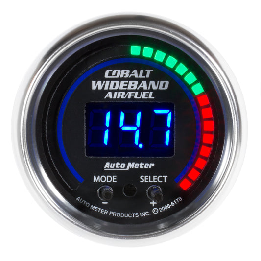 2-1/16 In. WIDEBAND PRO PLUS AIR/FUEL RATIO 6:1-20:1 AFR COBALT