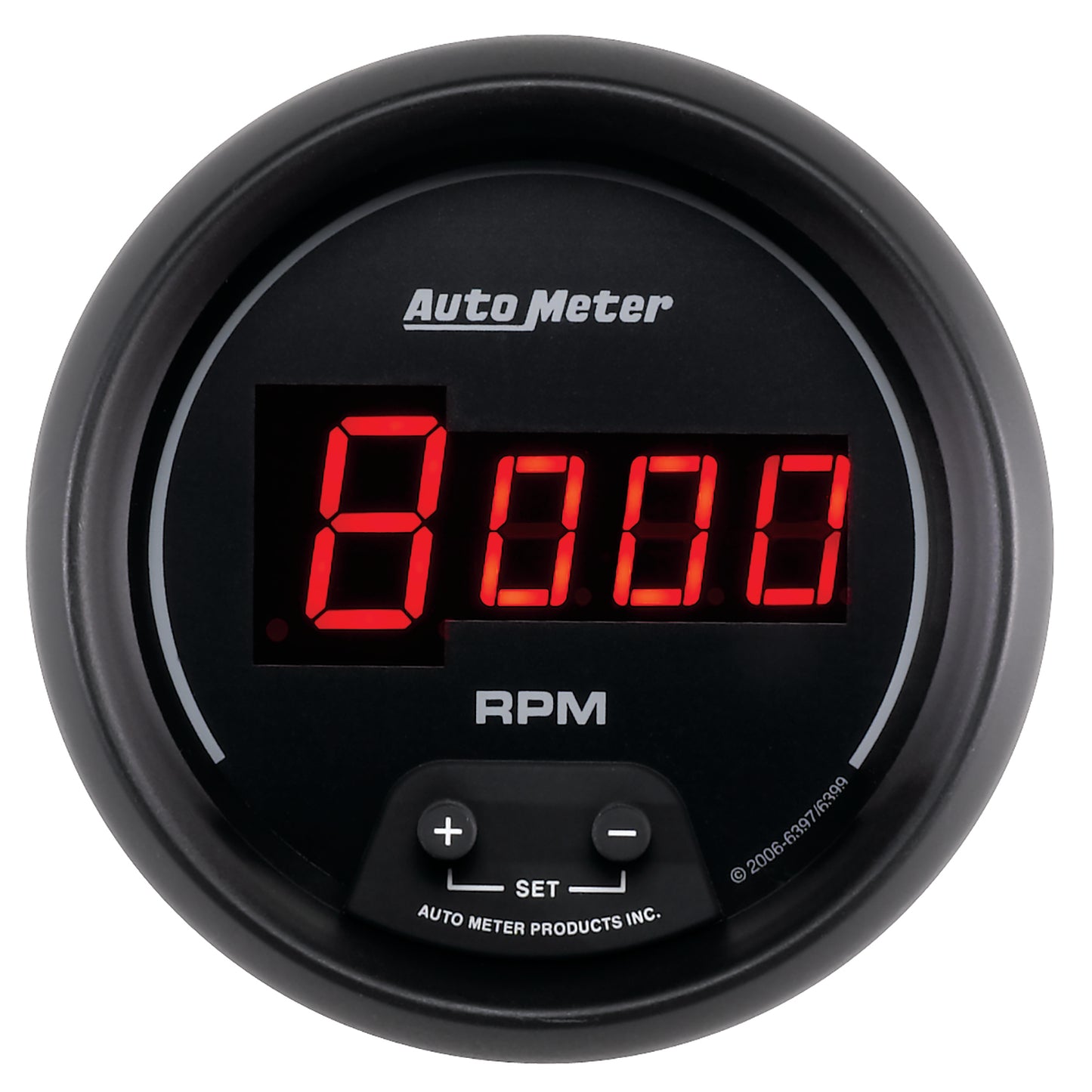 3-3/8 In. IN-DASH TACHOMETER 0-10000 RPM SPORT-COMP DIGITAL