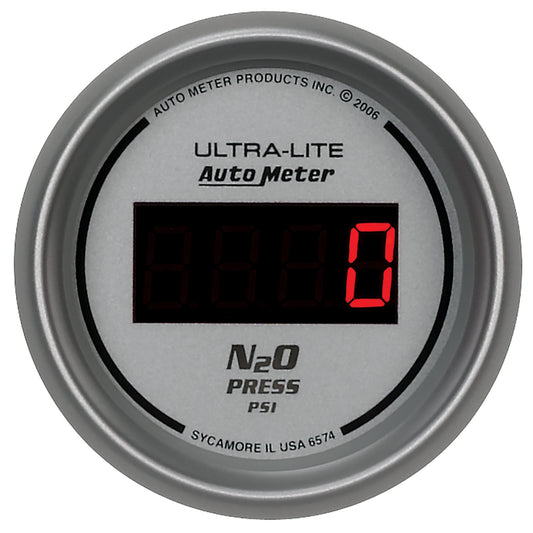 2-1/16 In. NITROUS PRESSURE 0-1600 PSI ULTRA-LITE DIGITAL