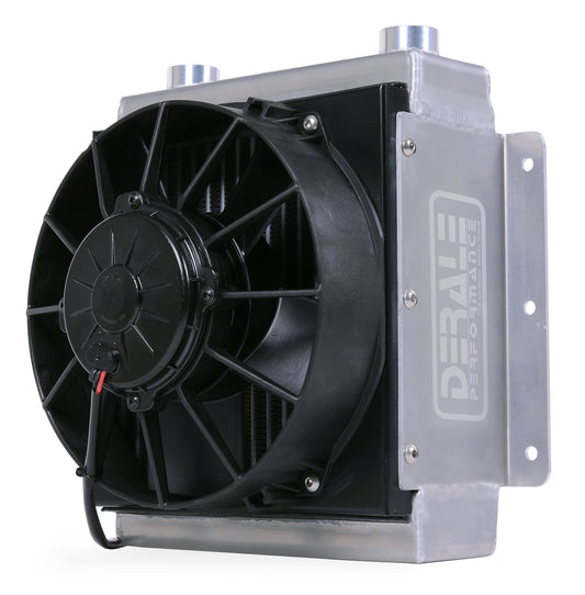 18 Row Hi-Flow Racing Remote Fluid Cooler With Single Fan 7/8-14 UNF O-ring
