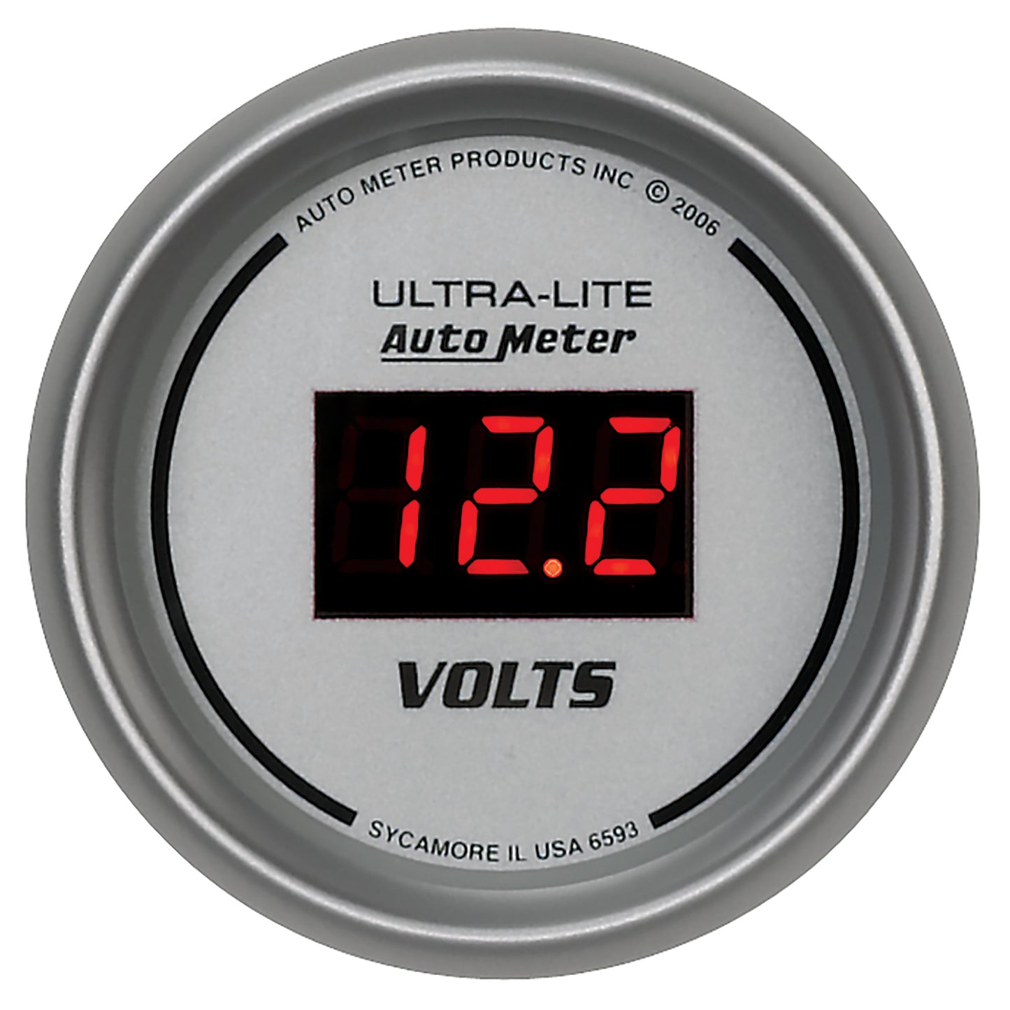 2-1/16 In. VOLTMETER 8-18V ULTRA-LITE DIGITAL