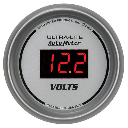 2-1/16 In. VOLTMETER 8-18V ULTRA-LITE DIGITAL