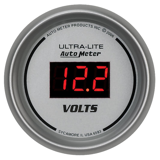 2-1/16 In. VOLTMETER 8-18V ULTRA-LITE DIGITAL