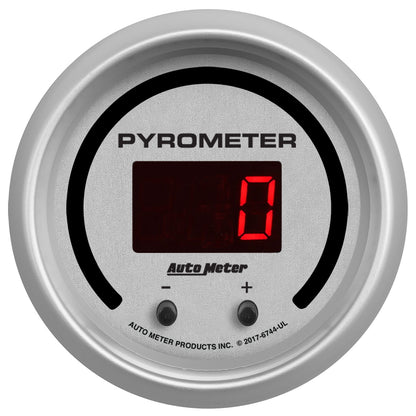 GAUGE  PYROMETER  2 1/16"  TWO CHANNEL  SELECTABLE  ULTRA-LITE ELITE DIGITAL