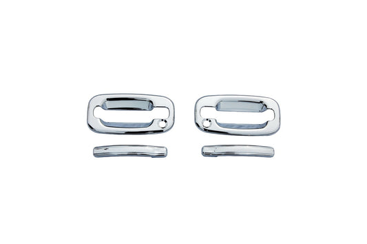 Auto Ventshade 685201 Chrome Door Handle Covers For 2004-2014 Ford F-150 2-Door With Keypad