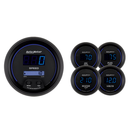5 PC. GAUGE KIT 3-3/8 In. & 2-1/16 In.  COBALT DIGITAL