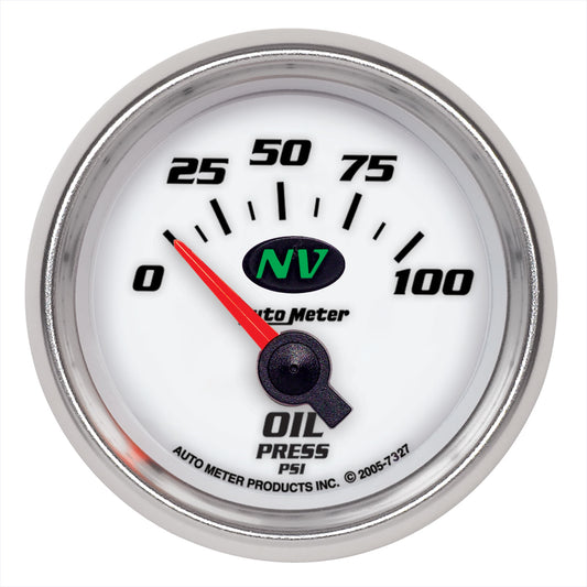 2-1/16 In. OIL PRESSURE 0-100 PSI NV