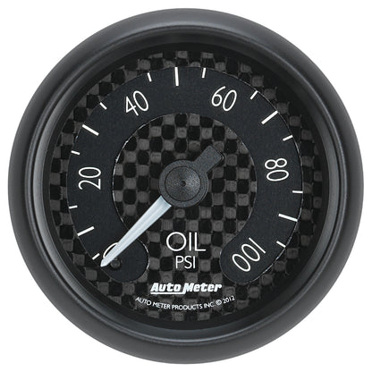 2-1/16 In. OIL PRESSURE 0-100 PSI GT