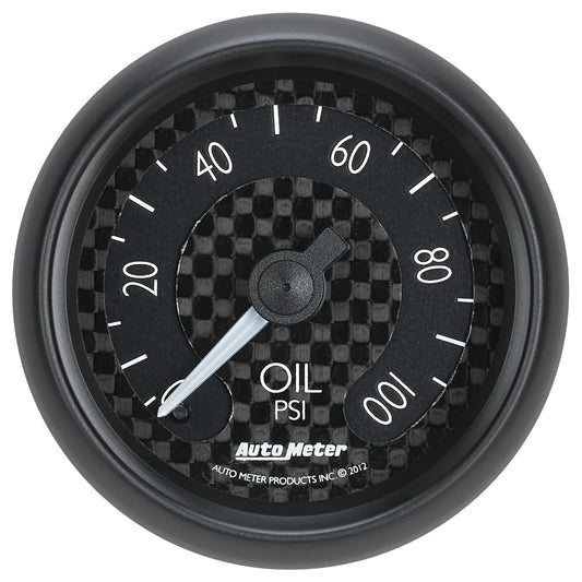 2-1/16 In. OIL PRESSURE 0-100 PSI GT