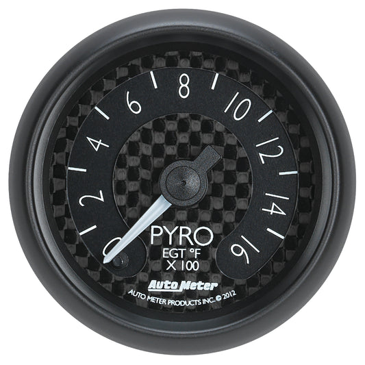 2-1/16 In. PYROMETER 0-1600 Fahrenheit GT