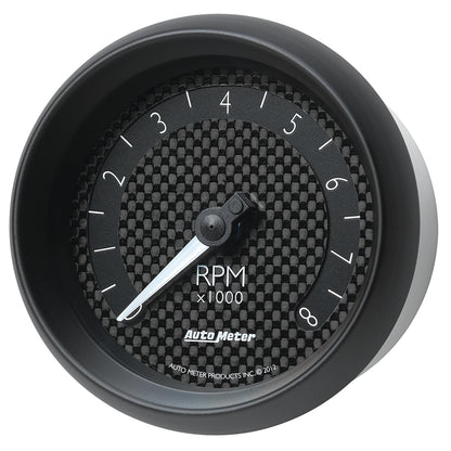 3-3/8 In. IN-DASH TACHOMETER 0-8000 RPM GT