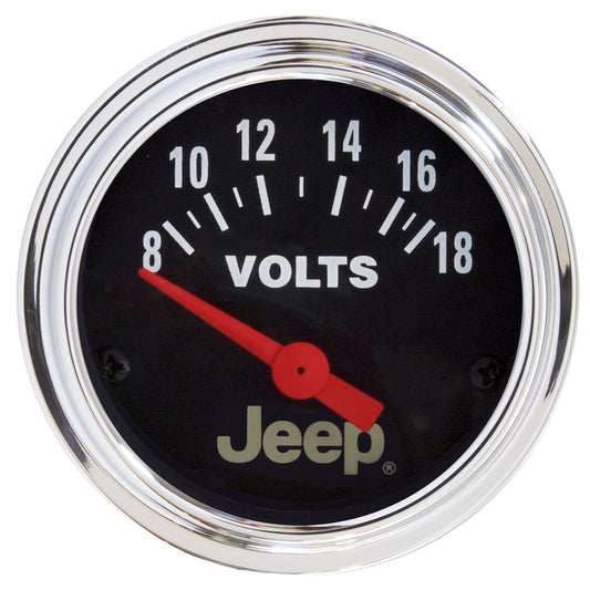 2-1/16 In. VOLTMETER 8-18V JEEP