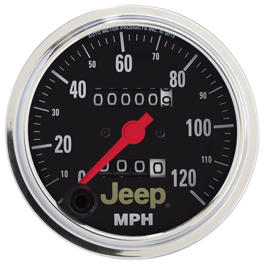 3-3/8 In. SPEEDOMETER 0-120 MPH JEEP