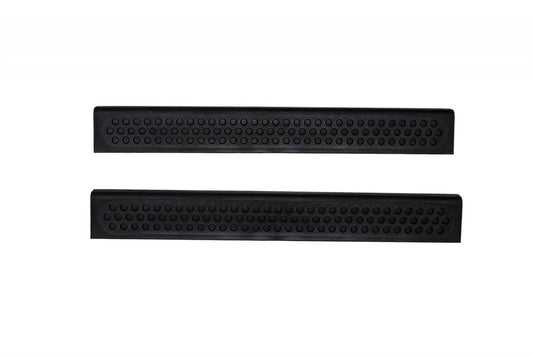 Auto Ventshade 88106 Stepshield Black Door Sill Protector 2-Piece Set For 1997-2006 Jeep Wrangler