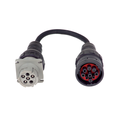 AC25; 6-Pin To 9-Pin Adapter For Connecting The AC-26 To Heavy-Duty Vehicles That Have 9 Pins