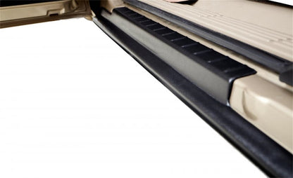 Bushwacker 14065 Black Trail Armor Rocker Panel And Sill Plate Covers For 14-18 Silverado/Sierra 1500; 15-19 Silverado/Sierra HD; Crew Cab Pair