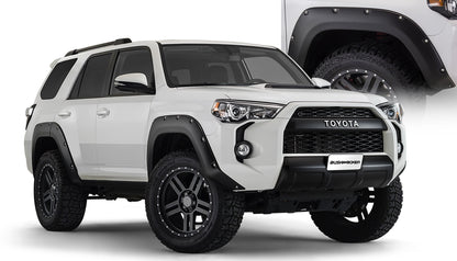 Bushwacker 30925-02 Black Pocket/Rivet Style Smooth Finish 4-Piece Fender Flare Set For 22-23 Toyota Tundra
