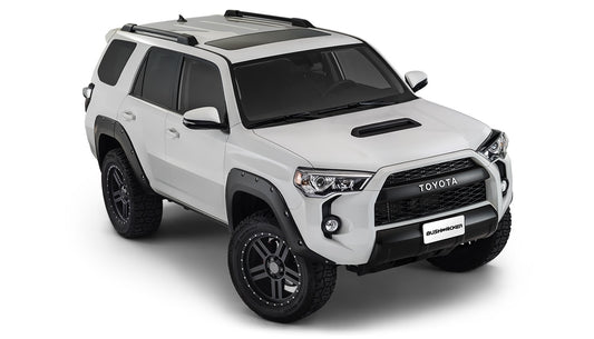 Bushwacker 30925-02 Black Pocket/Rivet Style Smooth Finish 4-Piece Fender Flare Set For 22-23 Toyota Tundra