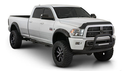 Bushwacker 20939-02 Black Max Coverage Pocket/Rivet Style Smooth Finish 4-Piece Fender Flare Set For 2015-2017 Ford F-150 (Excludes Models With Tech Package)