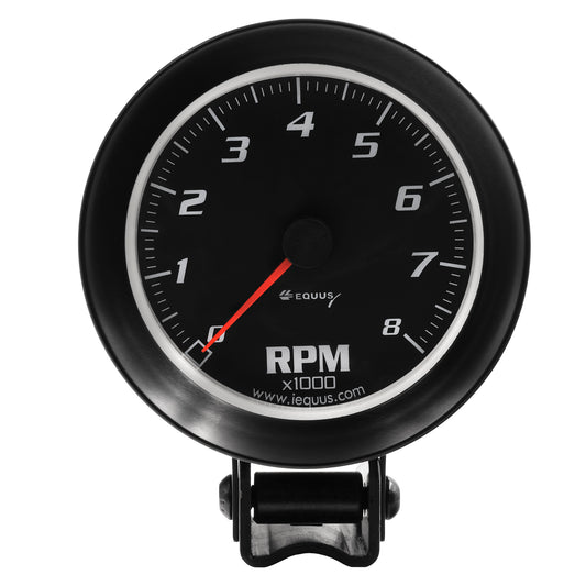3-3/8 In. Black Tachometer