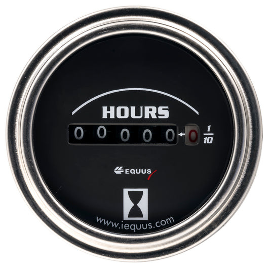 2 In. Chrome Hourmeter