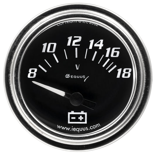 2 In. Chrome Voltmeter